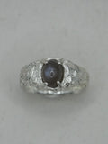 GREY MOONSTONE RING